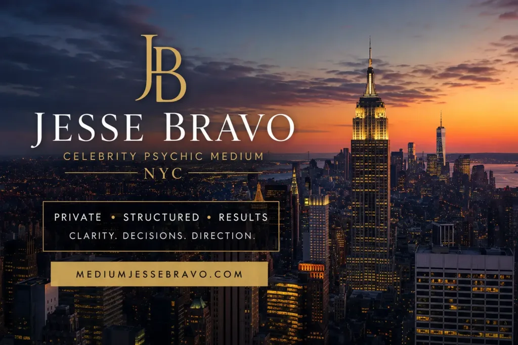 Psychic Medium NYC private reading session with Jesse Bravo