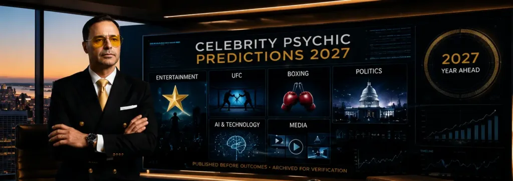Documented Celebrity Psychic Predictions 2027 archived before outcomes happen