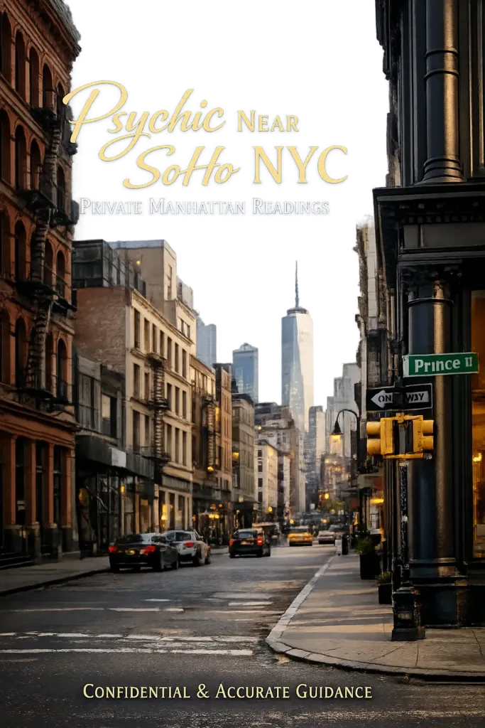 Psychic Near SoHo NYC private reading near the SoHo cast iron district in Manhattan